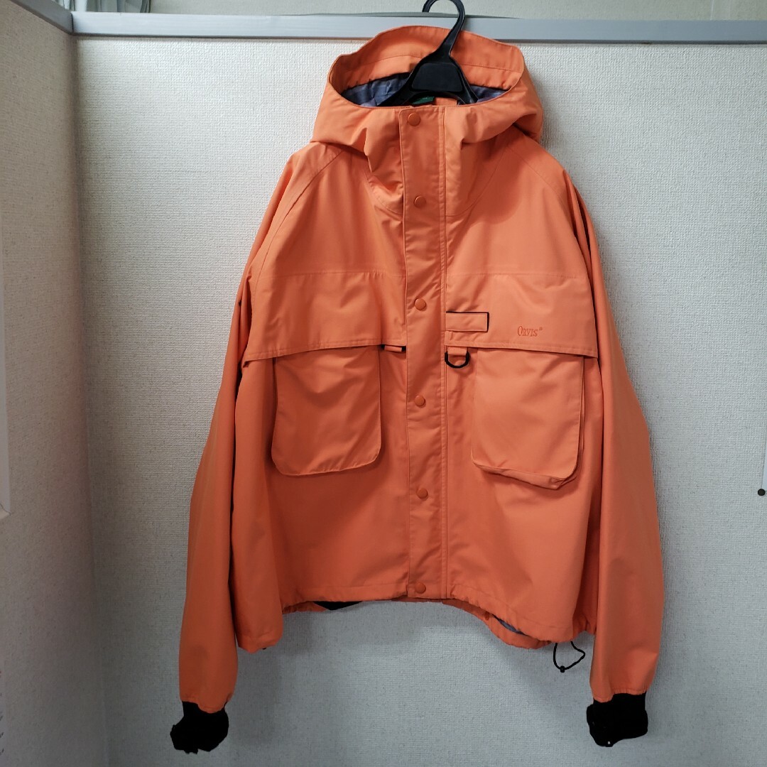 patagonia(パタゴニア)のORVIS オービス　フィッシングジャケット　ゴアテックス　XL　サーモンピンク メンズのジャケット/アウター(マウンテンパーカー)の商品写真