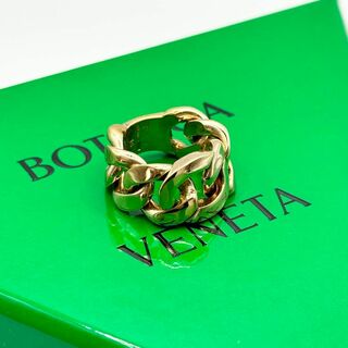 ボッテガヴェネタ(Bottega Veneta)の【新品未使用】BOTTEGA VENETA リング　指輪　ゴールド　O(リング(指輪))
