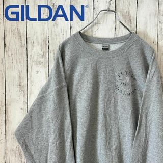 ギルダン GILDAN スウェット US製 XL グレー 古着(トレーナー/スウェット)