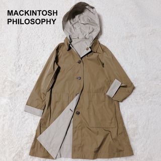 マッキントッシュフィロソフィー(MACKINTOSH PHILOSOPHY)のマッキントッシュフィロソフィー リバーシブル ステンカラーコート 春アウター M(スプリングコート)