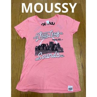 マウジー(moussy)のmoussy マウジー　Tシャツ　バックプリント　古着　ヴィンテージ風　アメカジ(Tシャツ(半袖/袖なし))