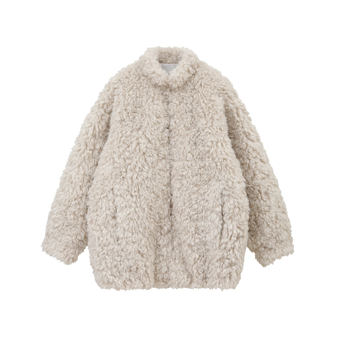 CLANE(クラネ)のclane curl fur short coat 2番 クラネ レディースのジャケット/アウター(毛皮/ファーコート)の商品写真