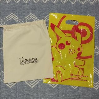 ポケモンデザインラボ 巾着袋 ポケモンセンター 袋 小(ランチボックス巾着)