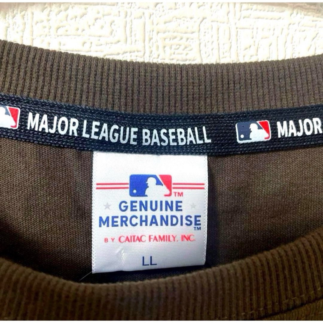 MLB(メジャーリーグベースボール)のMLB  パドレス　Tシャツ　半袖　XL ダルビッシュ メンズのトップス(Tシャツ/カットソー(半袖/袖なし))の商品写真