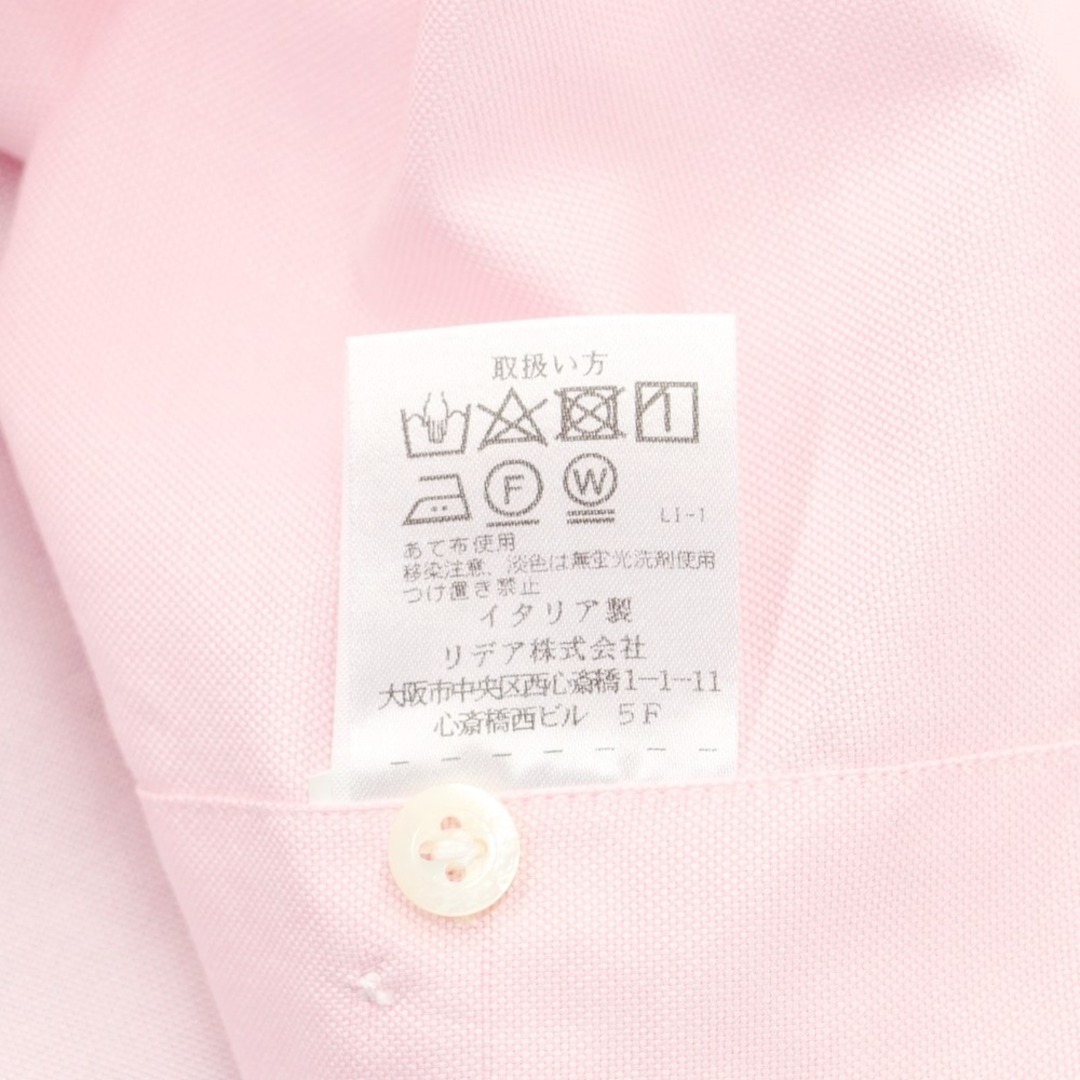 BARBA(バルバ)の【中古】バルバ BARBA コットン セミワイドカラー ドレスシャツ ピンク【サイズ38】【メンズ】 メンズのトップス(シャツ)の商品写真