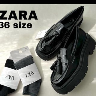 ザラ(ZARA)のZARA タッセルローファー(ローファー/革靴)