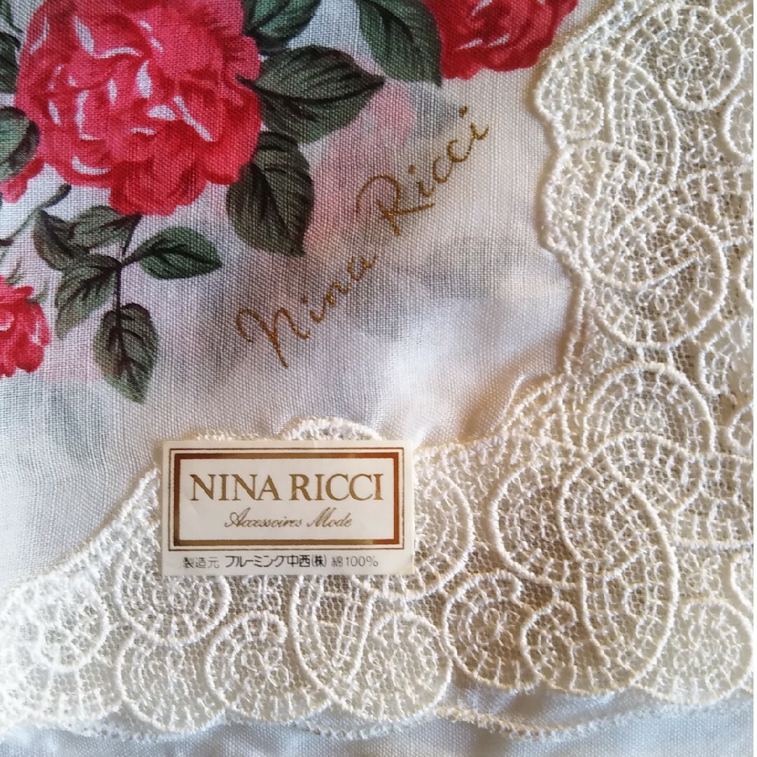 NINA RICCI(ニナリッチ)のニナリッチ　ハンカチ　NINA　RICCI レディースのファッション小物(ハンカチ)の商品写真