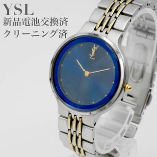 イヴサンローラン(Yves Saint Laurent)の【新品電池交換済】Yves Saint Laurent 腕時計 Yカットガラス(腕時計(アナログ))