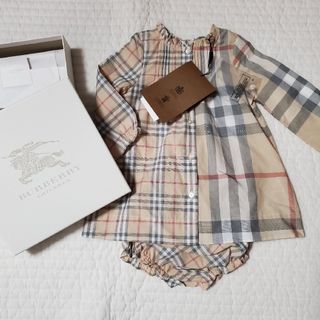 バーバリー(BURBERRY)の新品タグ付き バーバリー ベビー服(ワンピース)