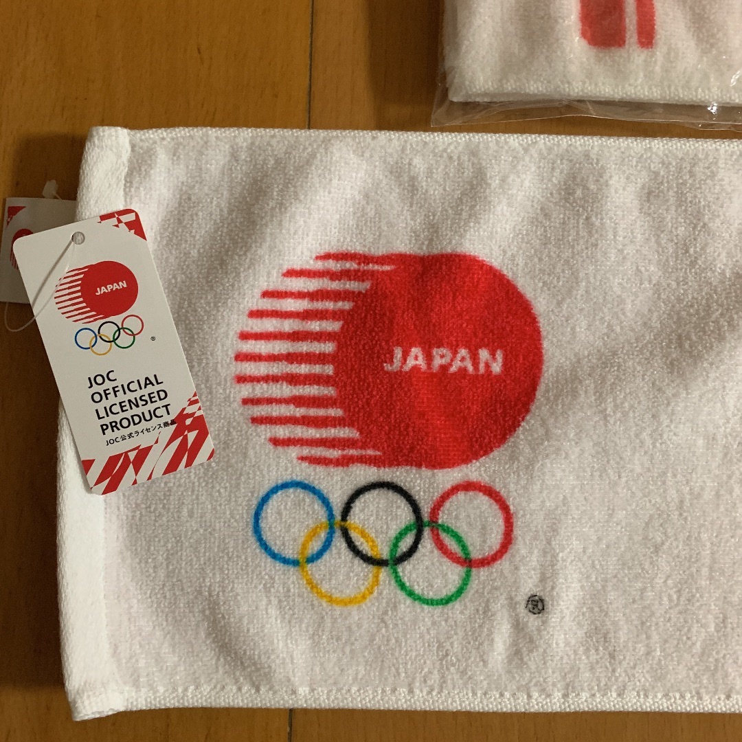 オリンピック ロングタオル 2枚 JOC公式ライセンス商品 エンタメ/ホビーのコレクション(その他)の商品写真