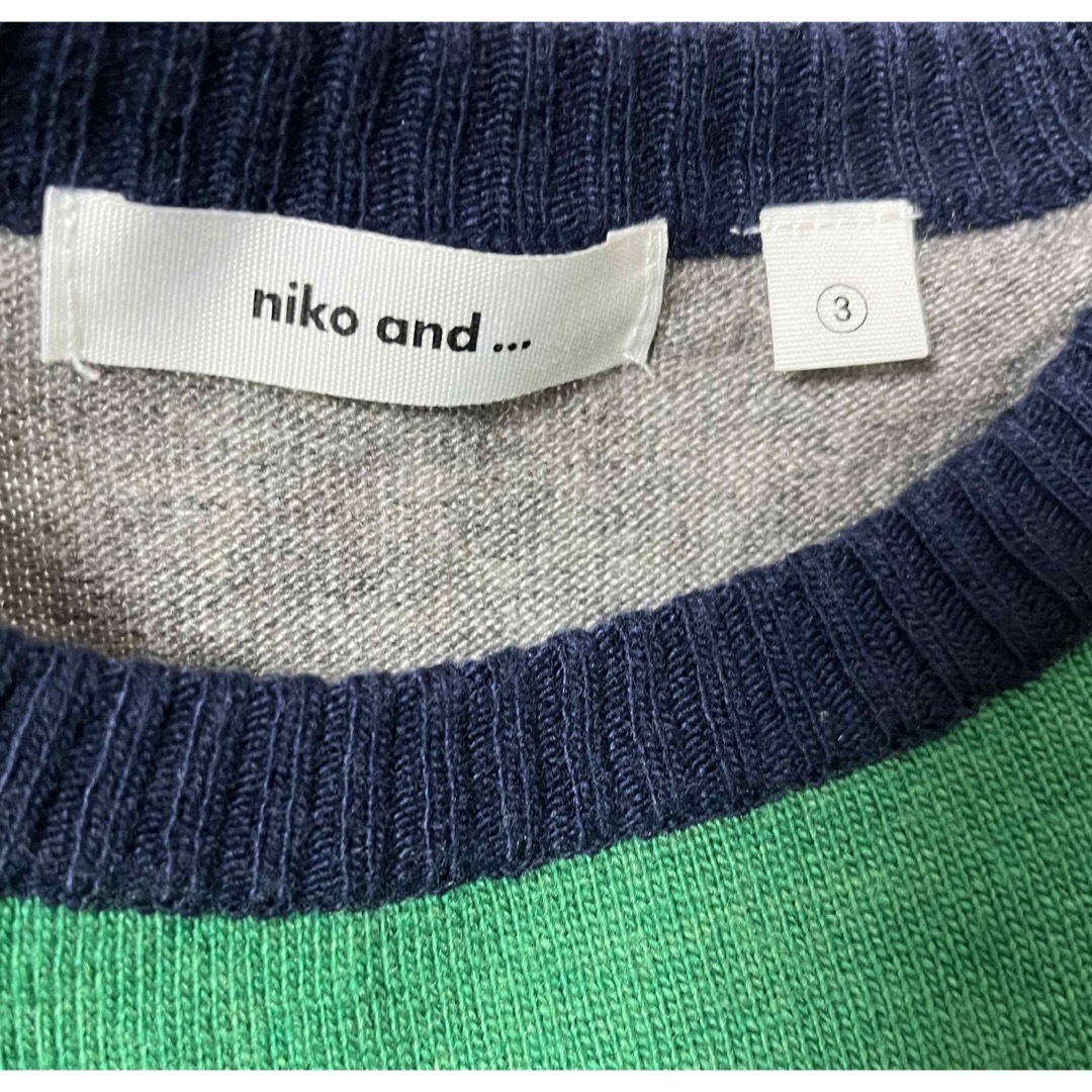 niko and...(ニコアンド)のniko and… ラグラン袖ニット　サイズ3 レディースのトップス(ニット/セーター)の商品写真