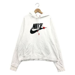 ナイキ(NIKE)のナイキ NIKE ロゴプルオーバーパーカー ハート    メンズ M(パーカー)