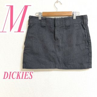 ディッキーズ(Dickies)のディッキーズ　タイトスカート　M　グレー　ミニスカート　カジュアル　ポリ　綿(ミニスカート)