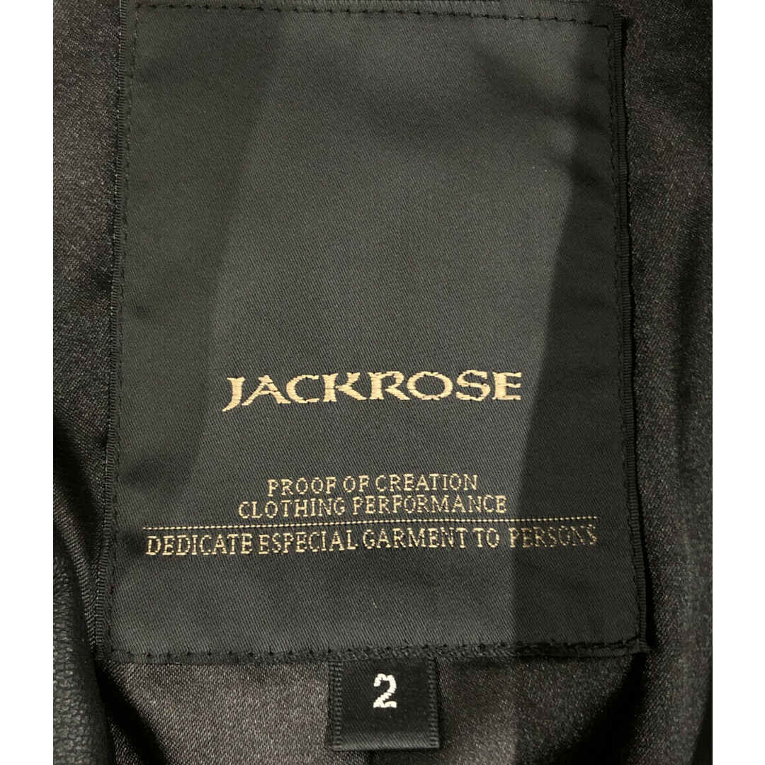 JACKROSE(ジャックローズ)のジャックローズ JACKROSE ダブルライダースジャケット メンズ 2 メンズのジャケット/アウター(ライダースジャケット)の商品写真