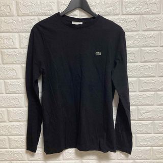 ラコステ(LACOSTE)のLACOSTE ラコステ メンズ トップス ロンT カットソー 上着 長袖 黒(Tシャツ/カットソー(七分/長袖))