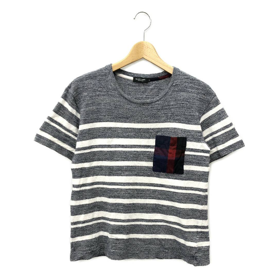 BURBERRY BLACK LABEL(バーバリーブラックレーベル)のバーバリーブラックレーベル 半袖Tシャツ パイル メンズ M メンズのトップス(Tシャツ/カットソー(半袖/袖なし))の商品写真