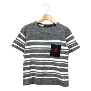 バーバリーブラックレーベル(BURBERRY BLACK LABEL)のバーバリーブラックレーベル 半袖Tシャツ パイル メンズ M(Tシャツ/カットソー(半袖/袖なし))