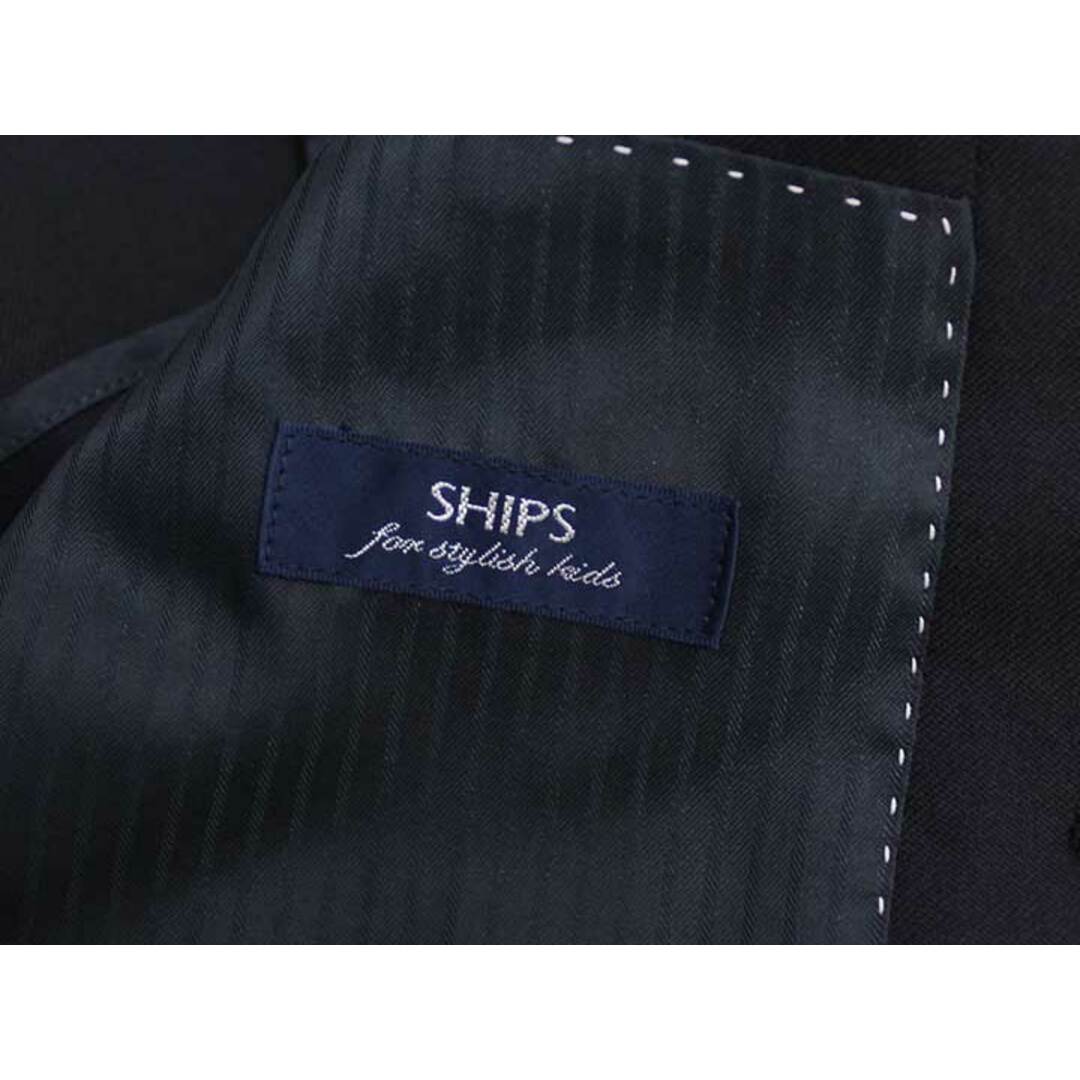 SHIPS(シップス)の◇シップス/SHIPS kids◇120cm ブレザー/ジャケット 黒 フォーマル 入学式 卒園式 結婚式 七五三 冠婚葬祭 発表会 謝恩会【中古】子供服 キッズ kids 男の子 601032 fml キッズ/ベビー/マタニティのキッズ服女の子用(90cm~)(ジャケット/上着)の商品写真