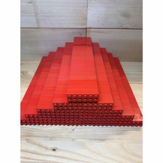 レゴ(Lego)の【今だけこのお値段】LEGO レゴブロック　バケツ基本パーツ赤色レッドセット(知育玩具)