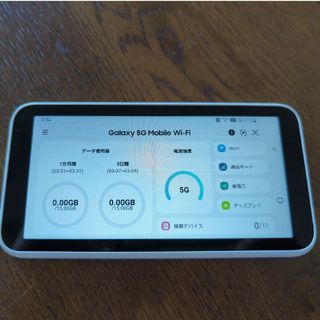 ギャラクシー(Galaxy)のGalaxy5G Mobile wi-fi(その他)