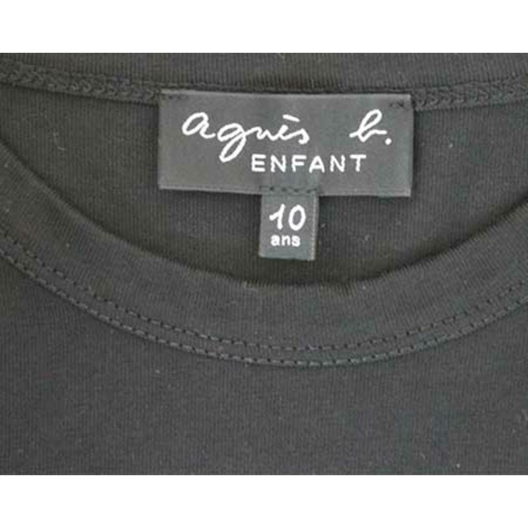 agnes b.(アニエスベー)の【春物 新入荷!】〓アニエスb/アニエスベー/agnes b. ENFANT〓135cm  長袖ワンピース 黒系 子供服 キッズ kids 女の子 春 onepi 103042 キッズ/ベビー/マタニティのキッズ服女の子用(90cm~)(ワンピース)の商品写真