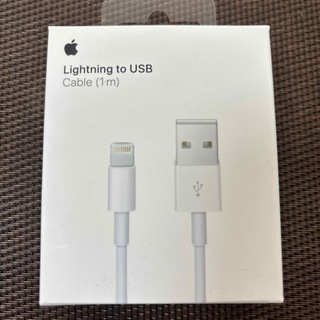 アップル(Apple)のApple Lightning USBケーブル(1m)純正品(その他)