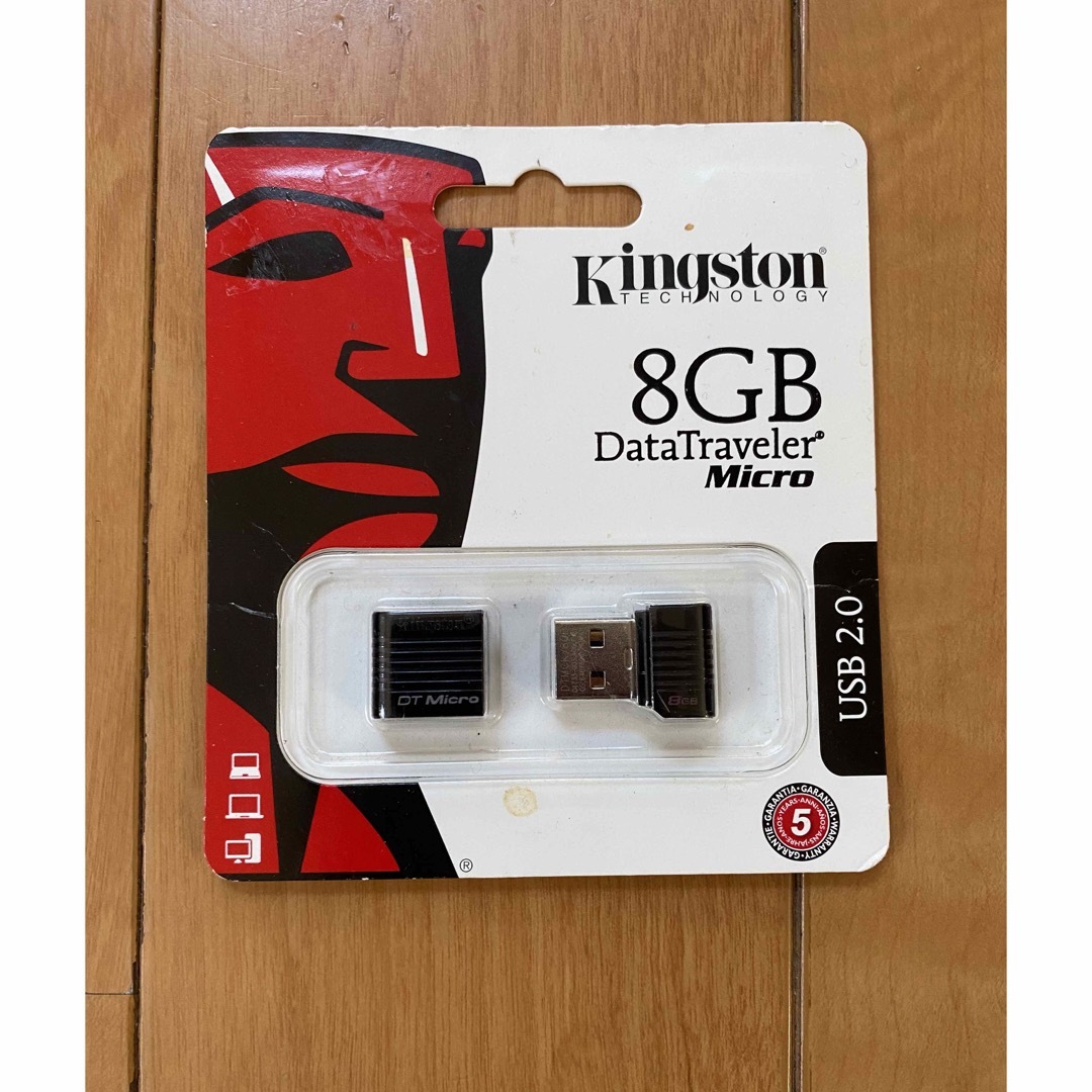 Kingston(キングストン)のDataTraveler Micro DTMCK/8GB （8GB） スマホ/家電/カメラのPC/タブレット(PC周辺機器)の商品写真