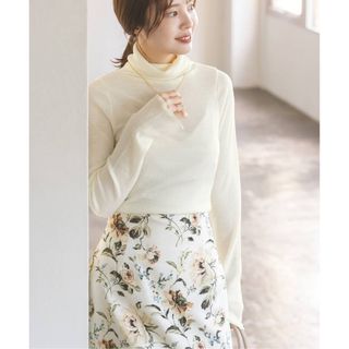 Noble - ノーブル 23AW ラメ畦編みプルオーバー ニット セーター 長袖