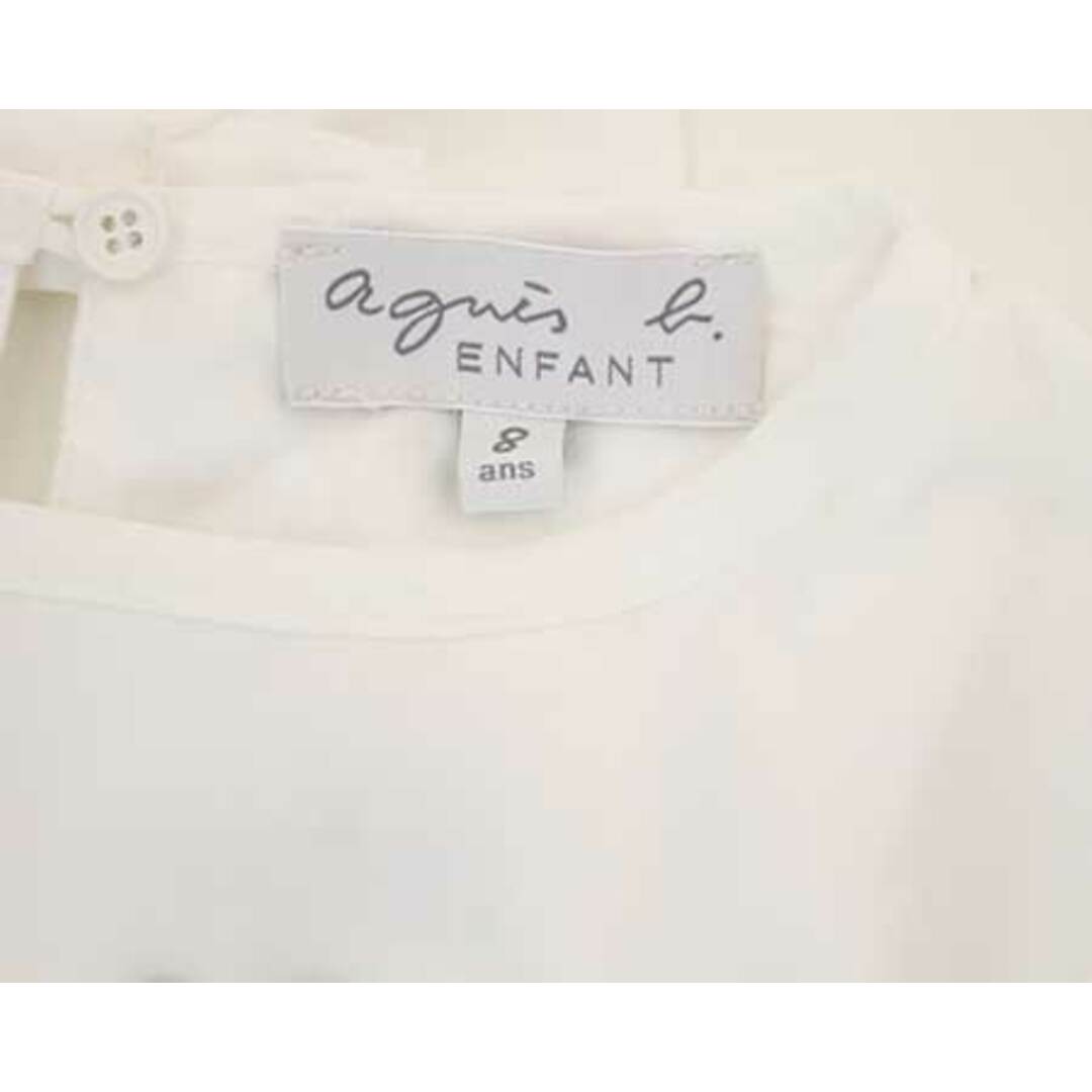 agnes b.(アニエスベー)の【春物 新入荷!】〓アニエスb/アニエスベー/agnes b. ENFANT〓125cm  長袖ワンピース 白系 子供服 キッズ kids 女の子 春 onepi 103042 キッズ/ベビー/マタニティのキッズ服女の子用(90cm~)(ワンピース)の商品写真