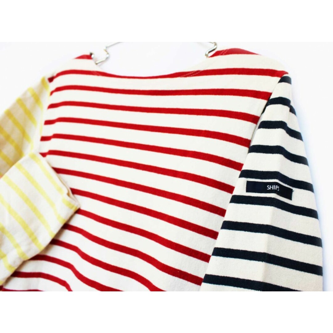 SHIPS(シップス)の[シップス/SHIPS kids]140cm 長袖ワンピース オフホワイト×赤系【中古】子供服 キッズ kids ジュニア 女の子 春秋 onepi 103042 キッズ/ベビー/マタニティのキッズ服女の子用(90cm~)(ワンピース)の商品写真