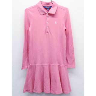 ラルフローレン(Ralph Lauren)の◇ラルフローレン/Ralph Lauren◇120cm 長袖ワンピース ピンク【中古】子供服 キッズ kids 女の子 春秋 409032 onepi(ワンピース)