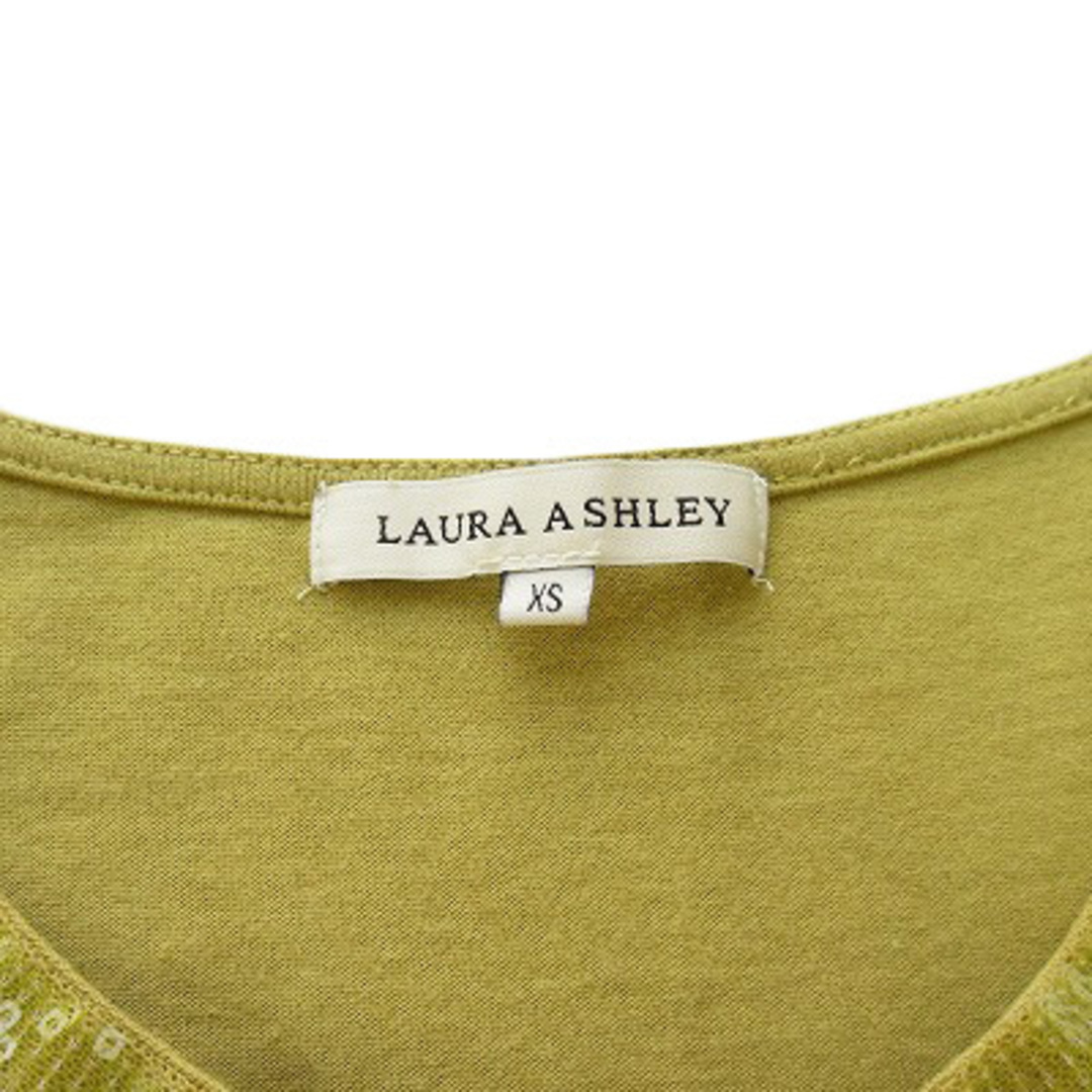 LAURA ASHLEY(ローラアシュレイ)のローラアシュレイ LAURA ASHLEY カットソー スパンコール レディースのトップス(カットソー(半袖/袖なし))の商品写真