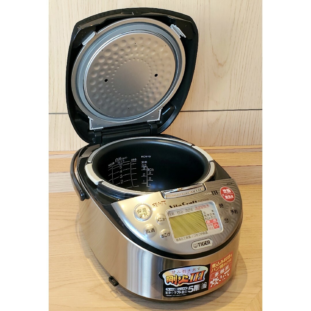 TIGER - TIGER 炊きたて JKC-G100 VitaCraft Edition IHの通販 TIGER - TIGER 炊きたて JKC-G100 VitaCraft Edition IHの通販