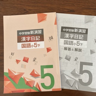 中学受験 漢字日記 国語小5下(語学/参考書)