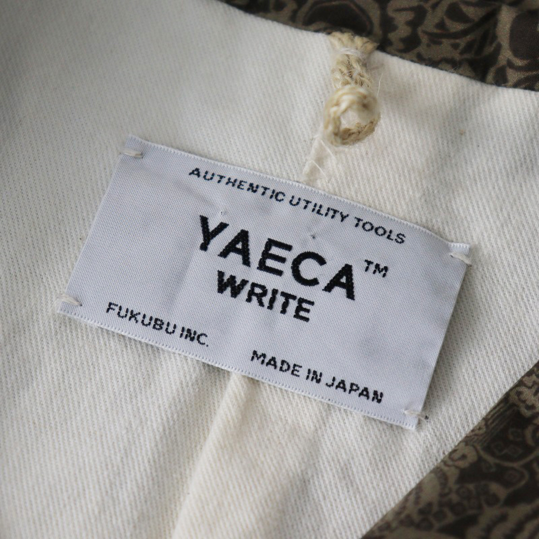 YAECA(ヤエカ)の美品 ヤエカ YAECA フラワープリント ラペルコート M/ブラウン系 ワンピース ドレス 長袖 前開き 【2400013761529】 レディースのジャケット/アウター(その他)の商品写真