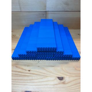 レゴ(Lego)の【今だけこのお値段】LEGO レゴバケツ基本パーツ青色ブルーセット2×8ブロック(知育玩具)