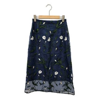 美品  BALLSEY 花柄刺繍スカート    レディース 34(その他)