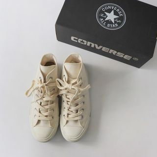 コンバース(CONVERSE)のエムエイチエル MHL. MARGARET HOWELL × コンバース CONVERSE ALL STAR ハイカット スニーカー 23cm/ナチュラル【2400013764230】(スニーカー)