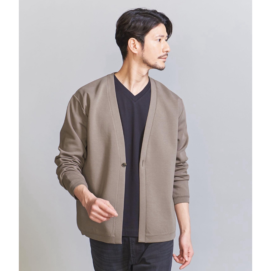 BEAUTY&YOUTH UNITED ARROWS(ビューティアンドユースユナイテッドアローズ)のWEB限定 WARDROBE SMARTダブルニット カーディガンOL メンズのトップス(カーディガン)の商品写真