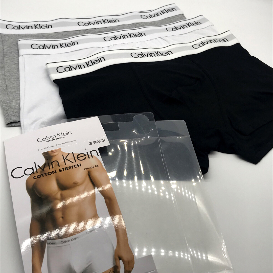 Calvin Klein(カルバンクライン)のCALVIN KLEINカルバンクライン コットンボクサーパンツ Mサイズ メンズのアンダーウェア(ボクサーパンツ)の商品写真