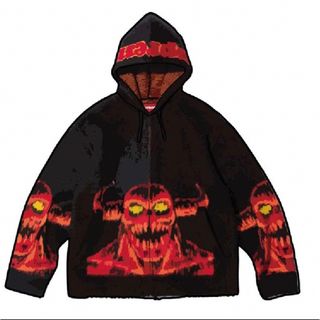 シュプリーム(Supreme)の【Mサイズ】 Supreme/Toy Machine Zip Up Hooded(パーカー)