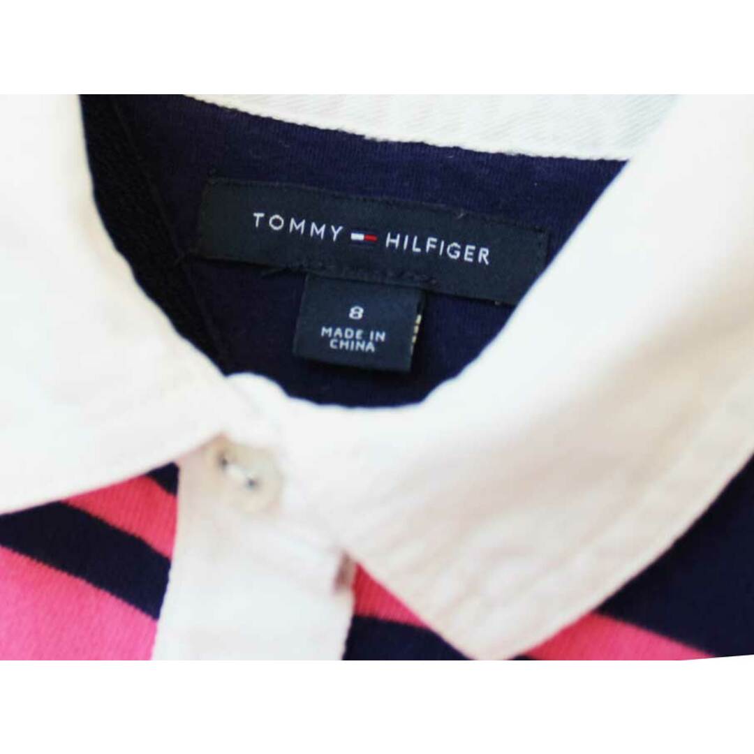 TOMMY HILFIGER(トミーヒルフィガー)の[トミーヒルフィガー/TOMMY HILFIGER]130cm 半袖ワンピース 紺×マルチカラー【中古】子供服 キッズ kids 女の子 春夏 onepi 103042 キッズ/ベビー/マタニティのキッズ服女の子用(90cm~)(ワンピース)の商品写真