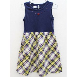 ファミリア(familiar)の＜ファミリア/familiar＞120cm ノースリーブワンピース 紺×黄色系【中古】子供服 キッズ kids 女の子 夏 026022 onepi(ワンピース)