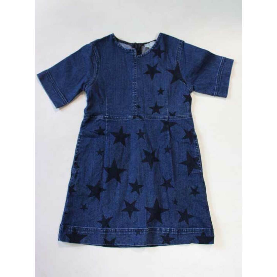 Stella McCartney(ステラマッカートニー)の☆ステラ マッカートニーキッズ/Stella McCartney kids☆115cm 半袖ワンピース インディゴ 【中古】子供服 キッズ kids 女の子 春 413032 onepi キッズ/ベビー/マタニティのキッズ服女の子用(90cm~)(ワンピース)の商品写真