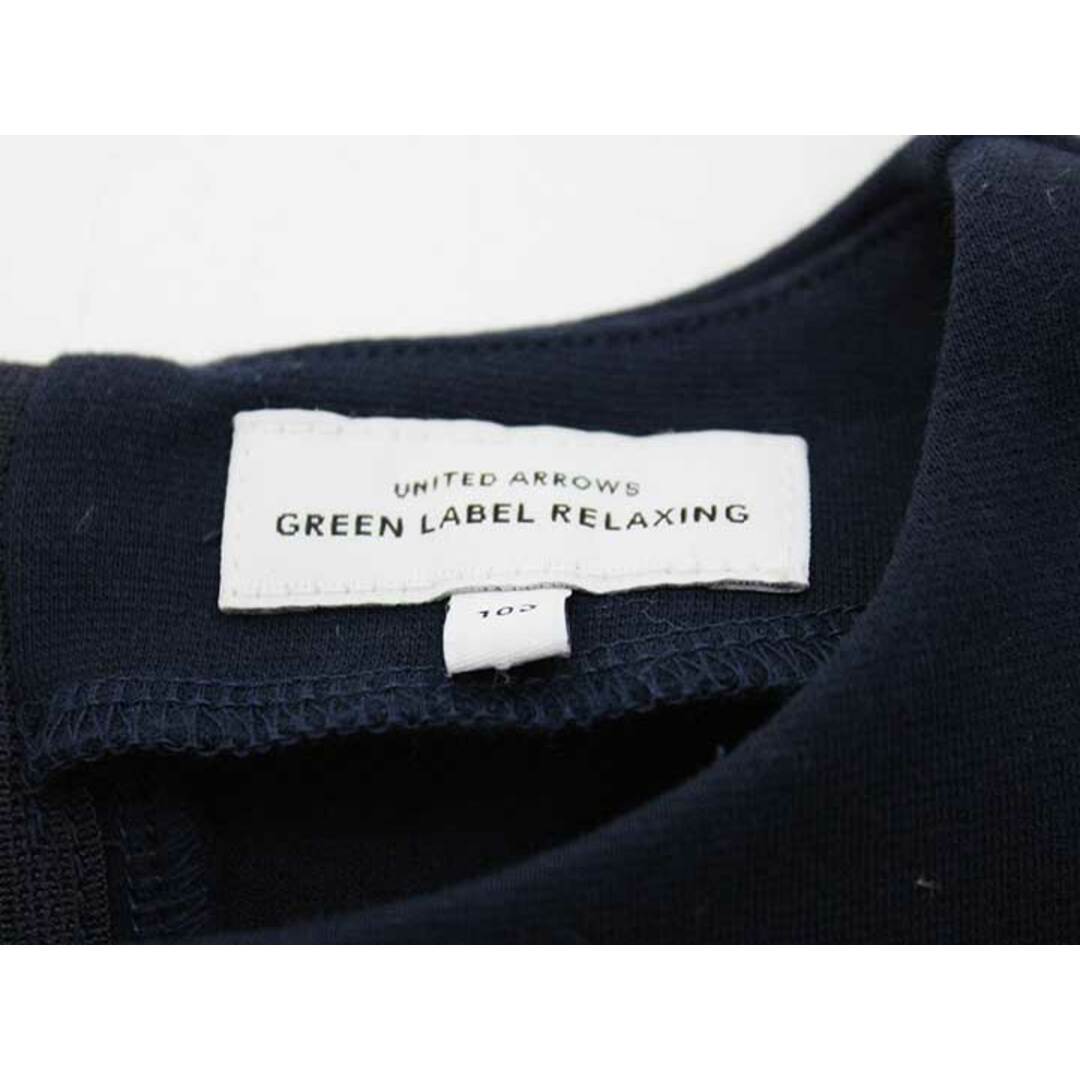 UNITED ARROWS green label relaxing(ユナイテッドアローズグリーンレーベルリラクシング)の▲グリーンレーベル/green label relaxing ▲105cm 長袖ワンピース 濃紺×黒 フォーマル 入園式 卒園式 冠婚葬祭 結婚式 発表会 謝恩会 七五三【中古】子供服 キッズ kids 女の子 512122 fml キッズ/ベビー/マタニティのキッズ服女の子用(90cm~)(ワンピース)の商品写真