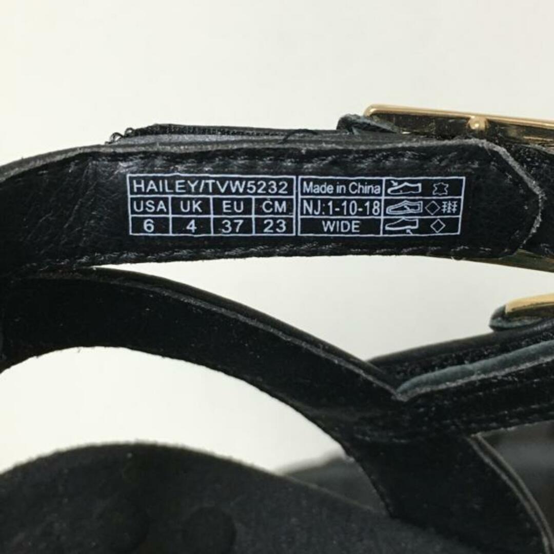 VIONIC(バイオニック) サンダル 23 レディース - 黒 レザー レディースの靴/シューズ(サンダル)の商品写真