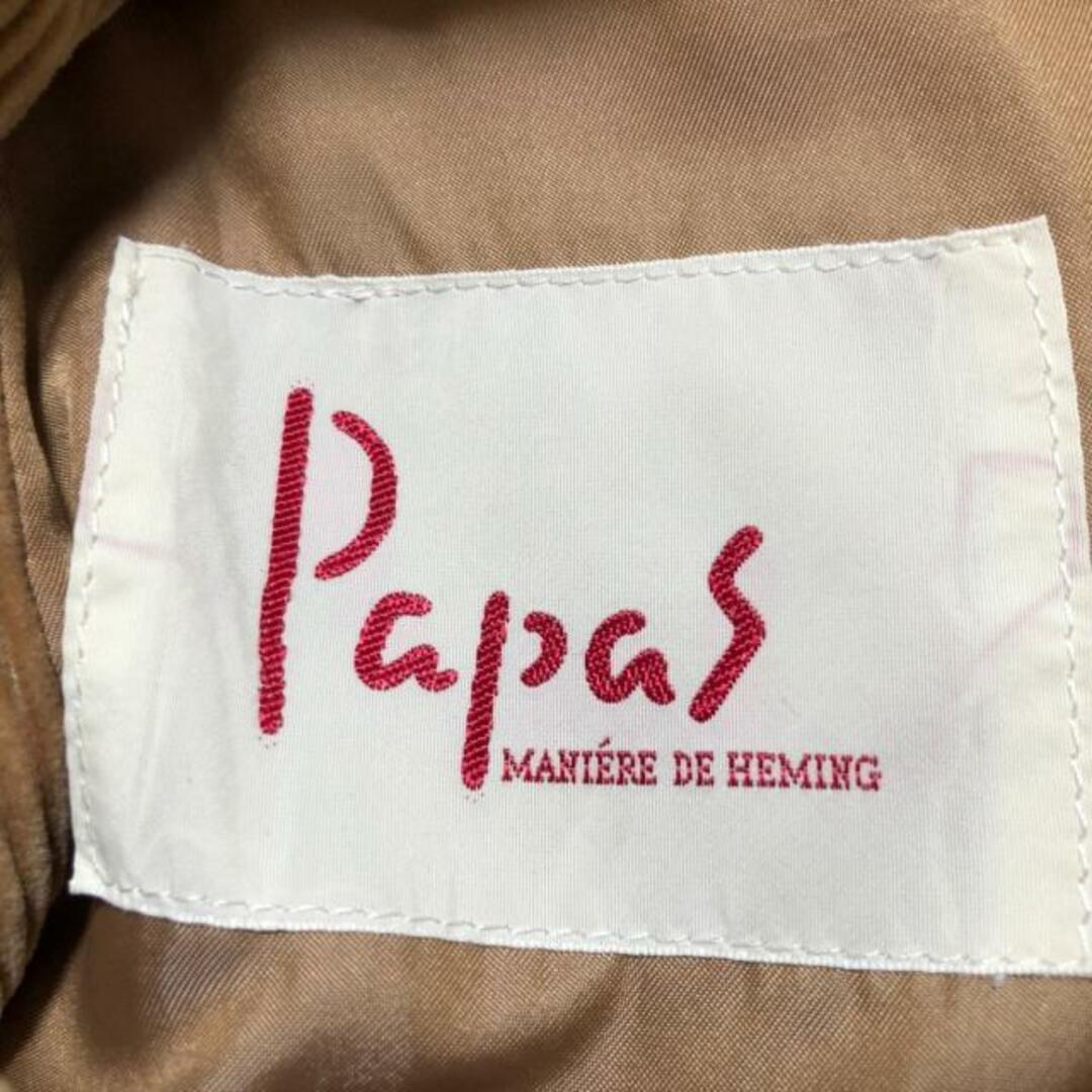 Papas(パパス) ジャケット サイズS44 メンズ - ライトブラウン 長袖/コーデュロイ/冬 メンズのジャケット/アウター(その他)の商品写真