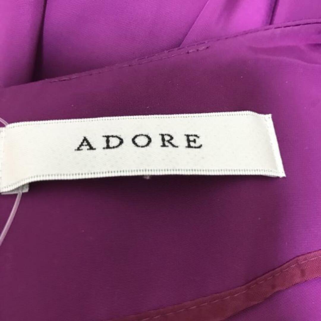 ADORE(アドーア)のADORE(アドーア) 長袖カットソー レディース美品  - ピンク Vネック レディースのトップス(カットソー(長袖/七分))の商品写真