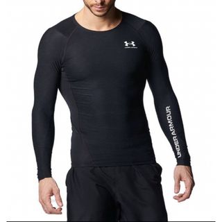 アンダーアーマー(UNDER ARMOUR)の送料無料 新品 underarmour UA ヒートギアアーマー長袖シャツXXL(トレーニング用品)