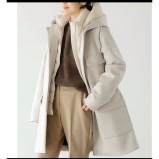 ウールリッチ(WOOLRICH)の新品 IENA WOOLRICH ウールリッチ2in1ダウン フードコート(ダウンコート)